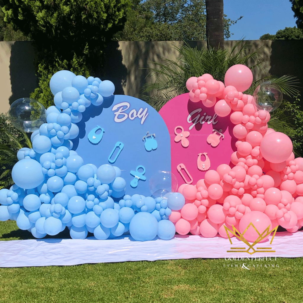 Golden Perfect event Client gender reveal Golden Perfect event Client gender reveal